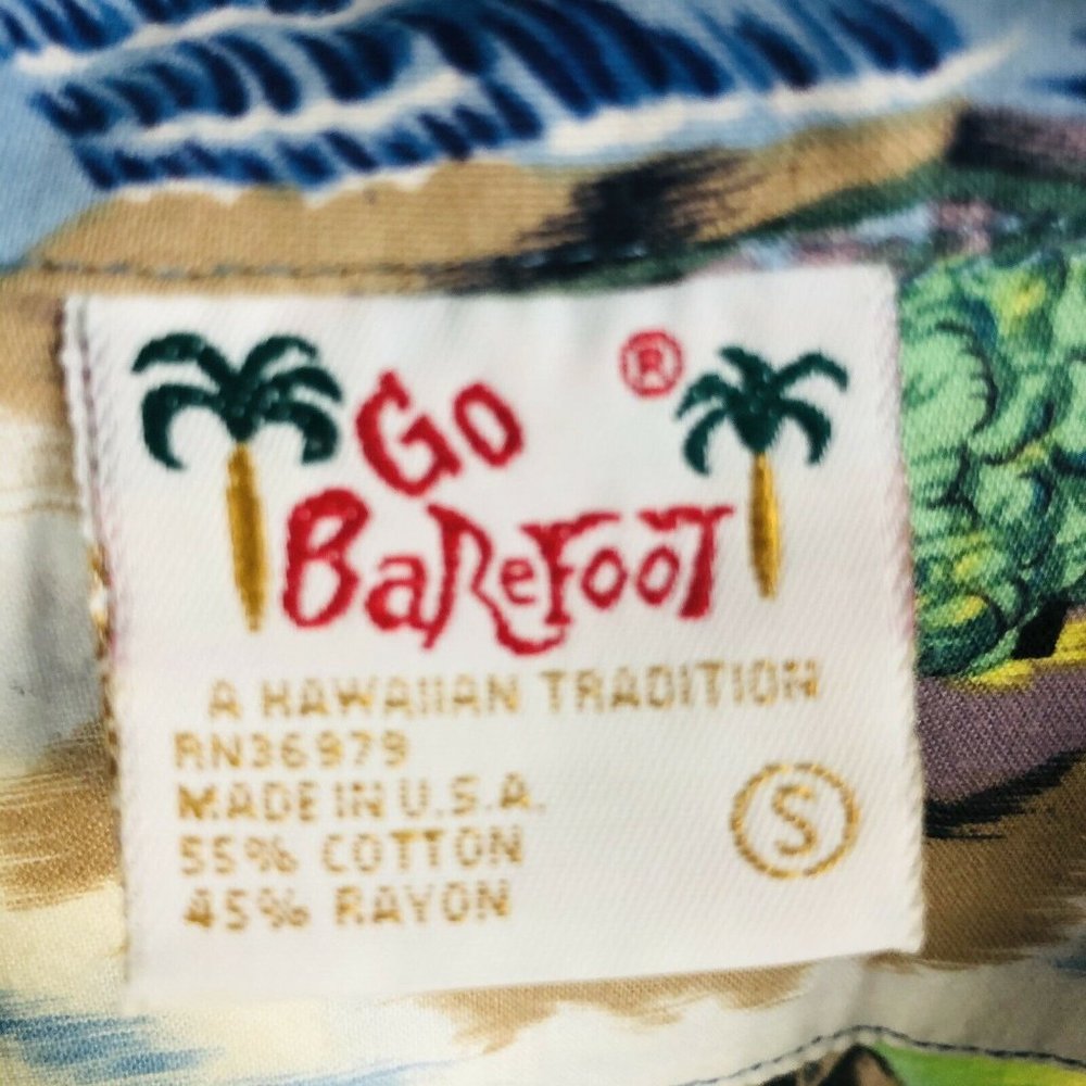 Go Barefoot Mens Hawaiian Catalina Island Boating - Picture 3 of 11